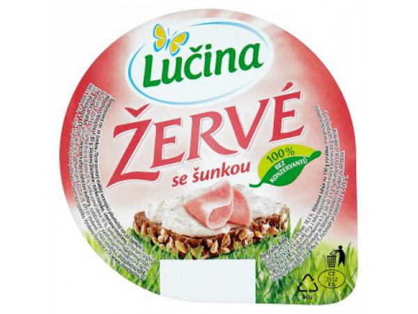 Lučina Сыр с ветчиной Žervé 80 г